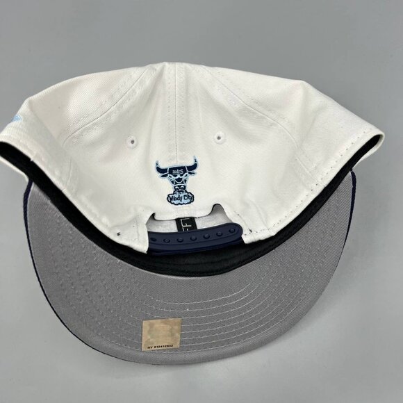 Chicago Bulls‎ Hat Men White Blue Windy City 9Fifty New Era NBA Snap Back Cap